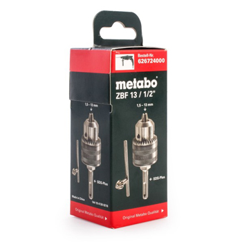 Metabo stezna glava na ključ za cilindrične burgije 1-13mm sa SDS Plus prihvatom 626724000 - Slika 2