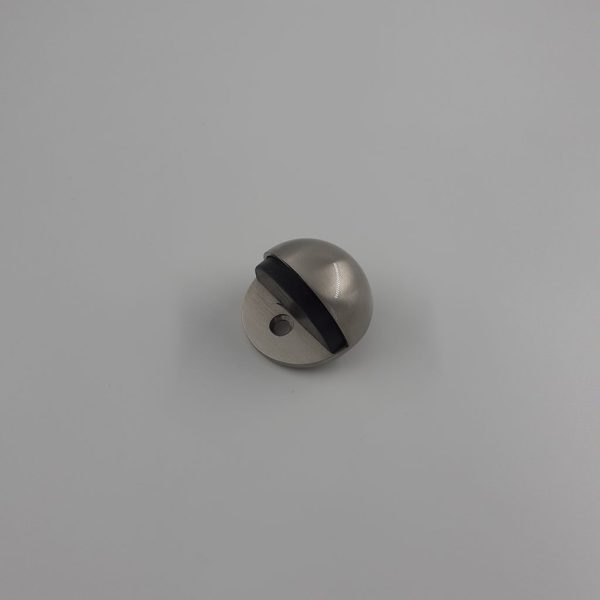 Odbojnik za vrata - polulopta nikl-mat