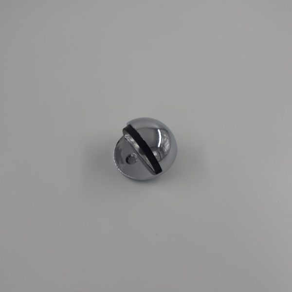 Odbojnik za vrata - polulopta nikl