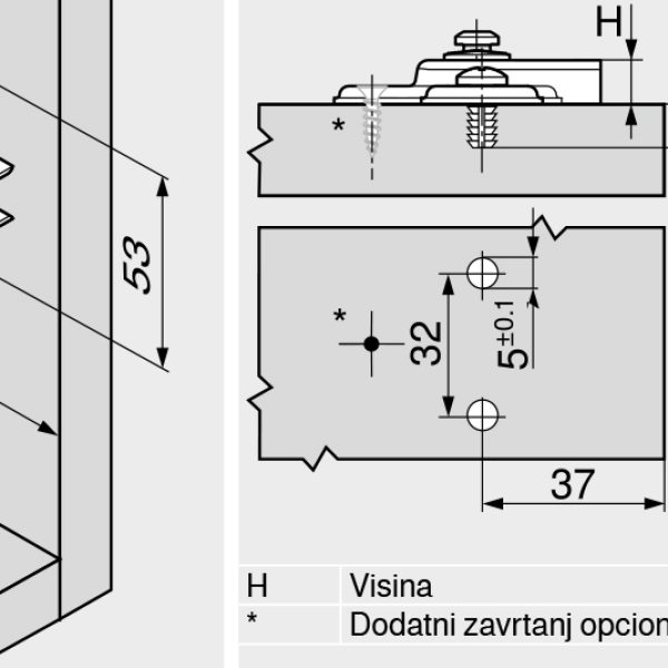 MODUL PLOČICA KRST H-0 MM – EXPANDO