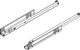TANDEM KLIZAČ TIP ON + TIP ON MEHANIZAM DELIM. IZVLAKA L=300 MM B-550H3000.03