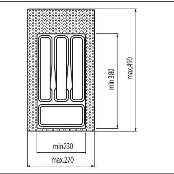 Držači pribora za jelo element 35