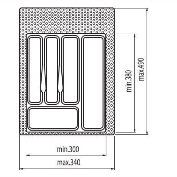 Držači pribora za jelo element 40