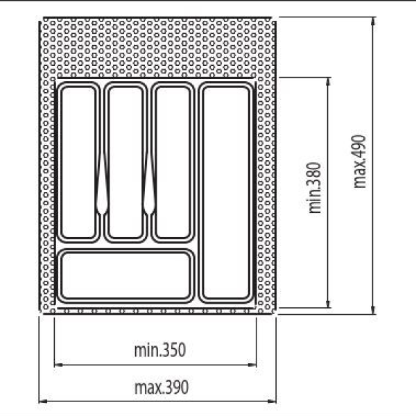 Držači pribora za jelo element 45